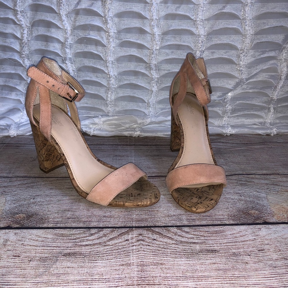 Botkier Pastel suede and cork heels